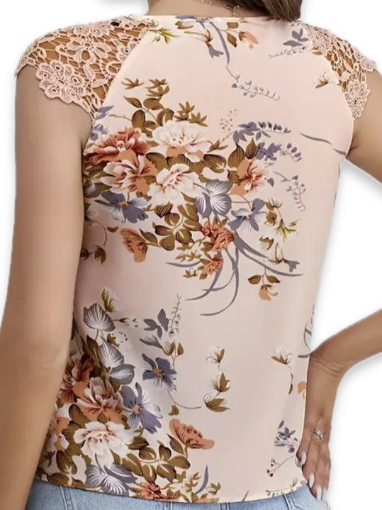 Blusa con Estampado Floral