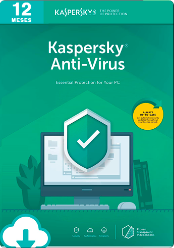 Kaspersky Antivirus 2021 - 1 año / 1 Dispositivo